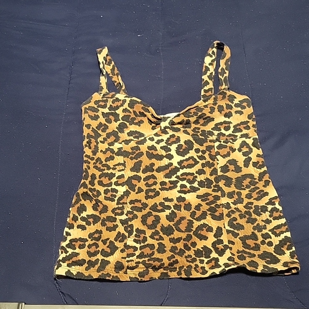 Charlotte Russe Cheetah print tank top